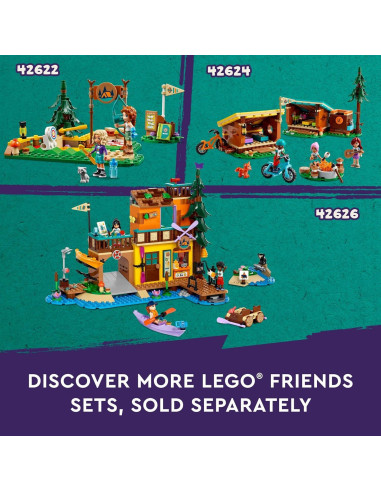 LEGO Friends Campamento Aventura Casa en Árbol 42631 - 5 Mini Muñecas