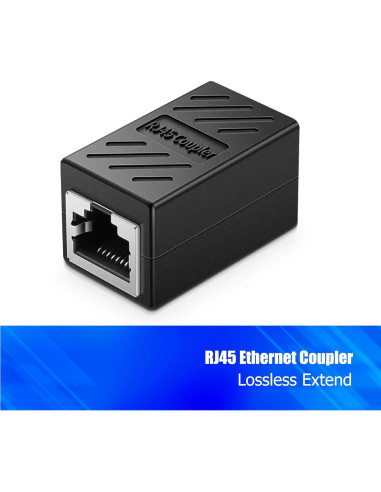 Acoplador RJ45 MUKSIRON Ethernet Cat6 Femenino a Femenino - 2 Piezas