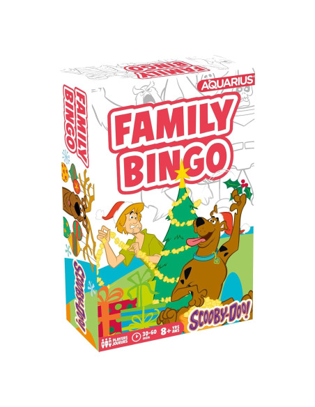 Juego de Bingo Familiar Scooby-Doo AQUARIUS - 18 Tarjetas Juego de Bingo Familiar Scooby-Doo AQUARIUS - 18 Tarjetas