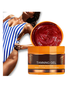 Gel Bronceador Intensivo AUJ 150g Acelerador Natural para Sol