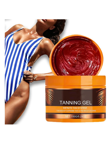 Gel Bronceador Intensivo AUJ 150g Acelerador Natural para Sol