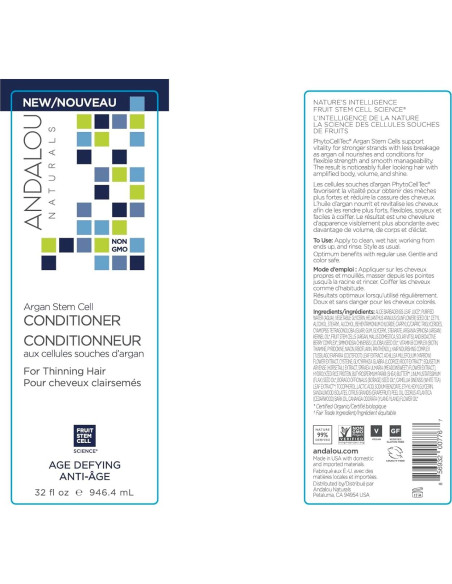 Acondicionador Antienvejecimiento Argán Andalou Naturals 907 g Acondicionador Antienvejecimiento Argán Andalou Naturals 907 g