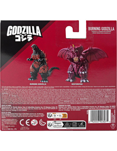 Figura de Vinilo Blando Godzilla Ardiente Bandai Namco 12.7cm Figura de Vinilo Blando Godzilla Ardiente Bandai Namco 12.7cm