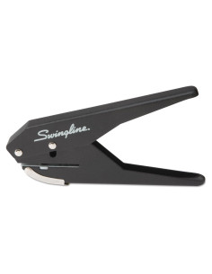 Perforadora de Papel Swingline 1 Agujero Negra 20 Hojas