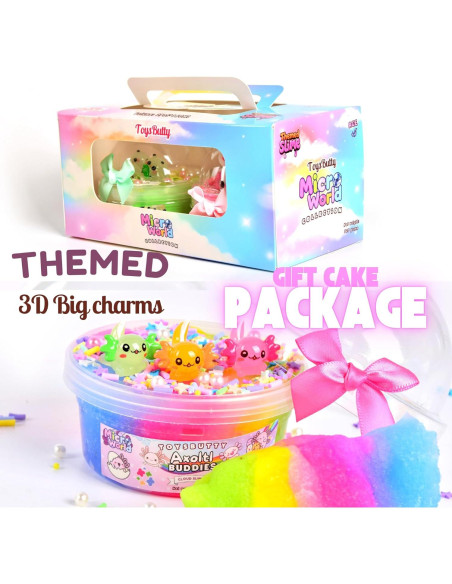 Kit de Slime FINOCLAY Axolotl y Dinosaurio 240ml Kit de Slime FINOCLAY Axolotl y Dinosaurio 240ml