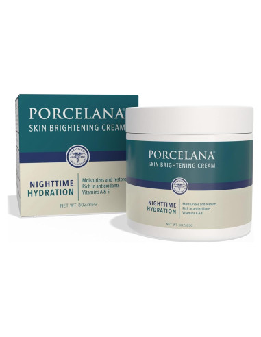 Crema Hidratante Nocturna Porcelana 85g - Reduce Manchas Oscuras