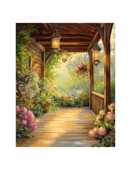 Kit de Pintura por Números Banket 40.6x50.8 cm Adultos Kit de Pintura por Números Banket 40.6x50.8 cm Adultos