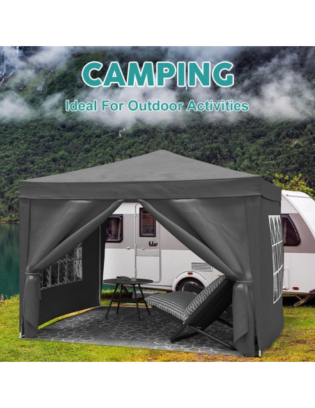 Carpa Impermeable TREATLIFE HOME 3x3m con 4 Paredes Removibles Carpa Impermeable TREATLIFE HOME 3x3m con 4 Paredes Removibles