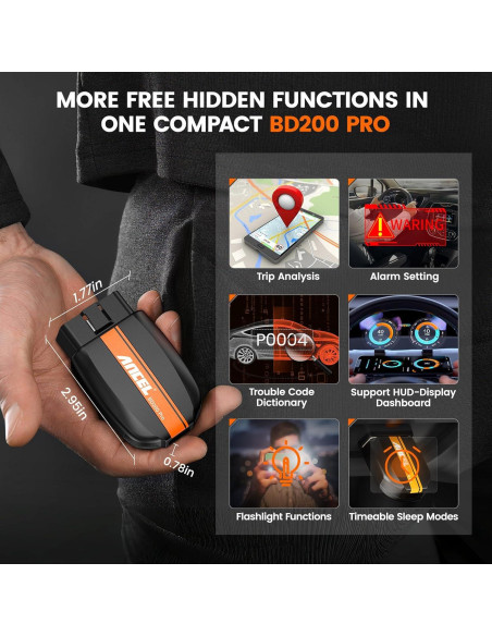 Escáner OBD2 Bluetooth ANCEL BD200 Pro - Diagnóstico Automotriz Escáner OBD2 Bluetooth ANCEL BD200 Pro - Diagnóstico Automotriz