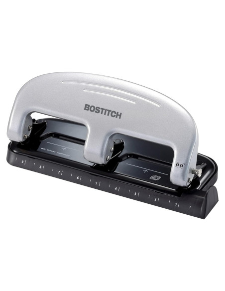 Perforadora Bostitch EZ Squeeze 3 agujeros 20 hojas metal Perforadora Bostitch EZ Squeeze 3 agujeros 20 hojas metal