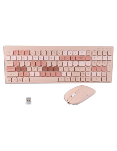 Combo Teclado y Ratón Inalámbricos Recargables KUYHRF