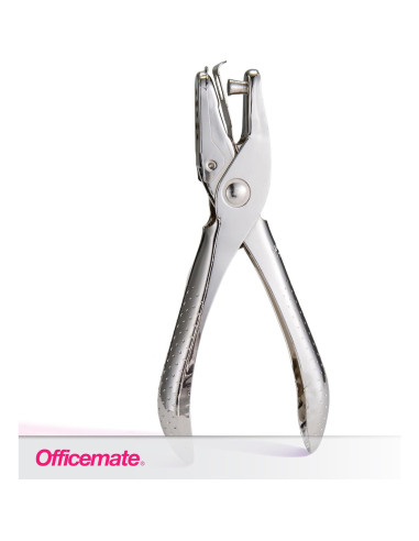 Perforadora Manual Officemate Plata 1 Agujero 5 Hojas Paquete 2