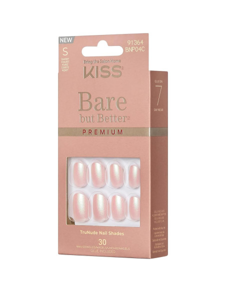 Uñas Postizas KISS imPRESS Francesas Neutro Claro 30 Uñas Uñas Postizas KISS imPRESS Francesas Neutro Claro 30 Uñas
