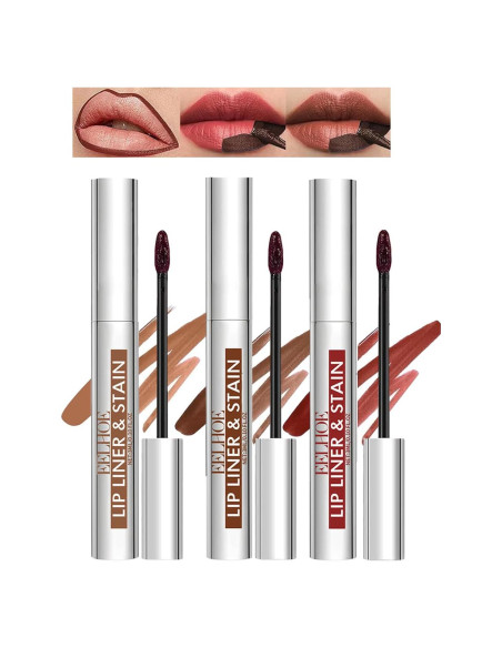 Juego de 3 Lápices de Labios Peel Off Baorder 28g Juego de 3 Lápices de Labios Peel Off Baorder 28g