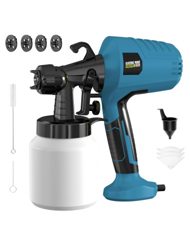 Pulverizador de pintura ZippyZebra 1000ml 1000W HVLP Azul