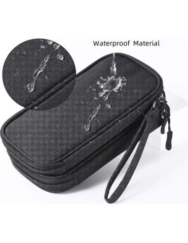 Organizador de Cables de Viaje Horno - Bolsa Accesorios Electrónicos Negro
