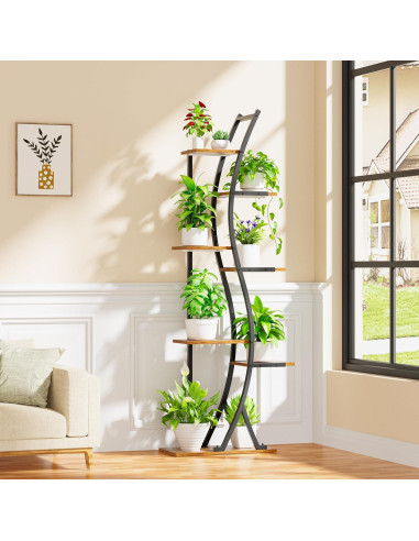 Soporte de Plantas Interior con Luces de Crecimiento 157 cm