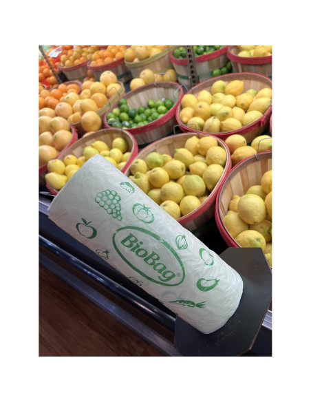 BioBag 100% Compostable 28x43 cm 2000 Bolsas para Abarrotes BioBag 100% Compostable 28x43 cm 2000 Bolsas para Abarrotes