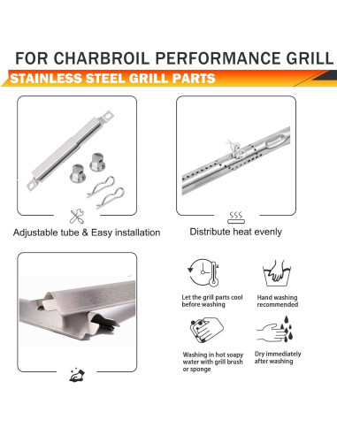 Repuestos para Parrilla Charbroil Performance 2 Quemadores