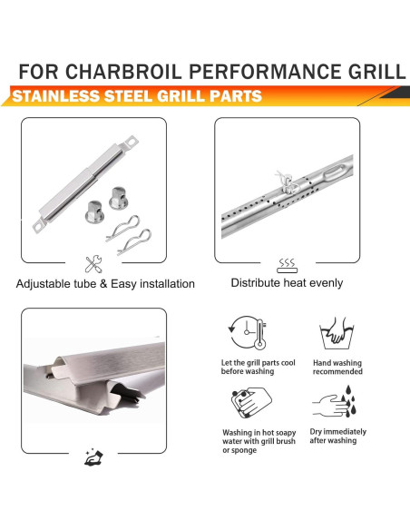 Repuestos para Parrilla Charbroil Performance 2 Quemadores Repuestos para Parrilla Charbroil Performance 2 Quemadores