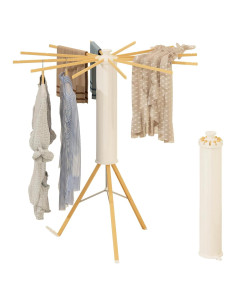 Soporte de Secado Plegable Dr.DJ 12 Brazos Madera 20.41 kg