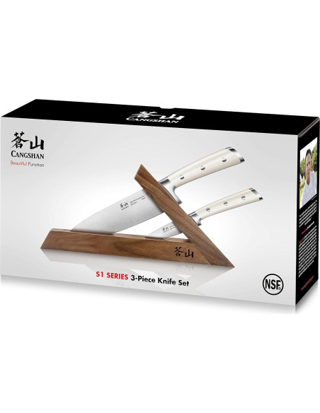 Juego de Cuchillos Forjados Cangshan S1 de 3 Piezas Juego de Cuchillos Forjados Cangshan S1 de 3 Piezas