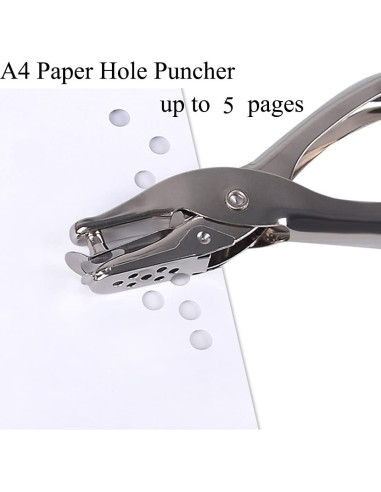 Perforadora de Papel Manual Bioamy 6mm Metal 13cm