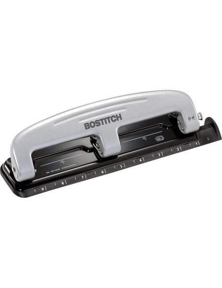 Perforadora Bostitch Office inPRESS 12 Metal 3 Agujeros Perforadora Bostitch Office inPRESS 12 Metal 3 Agujeros