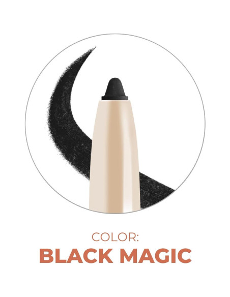 Delineador en Gel Impermeable Beauty For Real I-Line 24-7 Negro Delineador en Gel Impermeable Beauty For Real I-Line 24-7 Negro