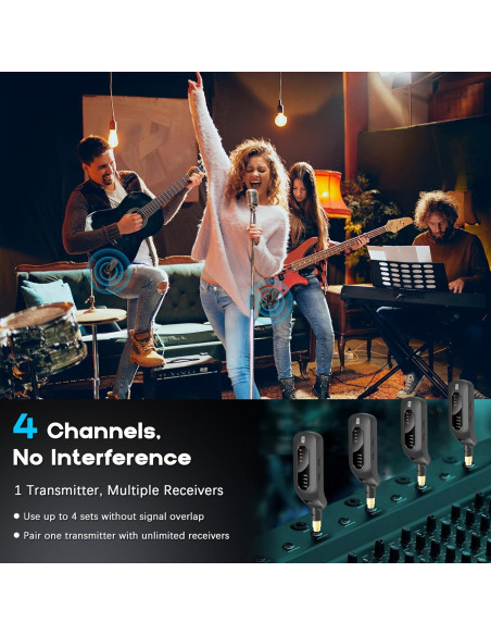 Sistema de Audio Inalámbrico M7 - Transmisor y Receptor 5.8GHz Sistema de Audio Inalámbrico M7 - Transmisor y Receptor 5.8GHz