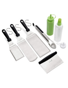 Juego de Espátulas de Acero Inoxidable Anmarko - 4 Piezas