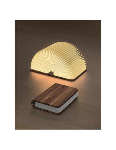 Lámpara de libro plegable LED ZBOLE Nuez 12x9.5cm