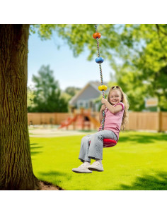 Columpio de Árbol Jungle Gym Kingdom con Asiento Disco Azul 2