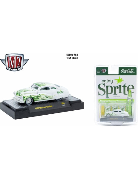 Auto de metal M2 Machines 1949 Mercury Custom 1:64 Sprite Auto de metal M2 Machines 1949 Mercury Custom 1:64 Sprite