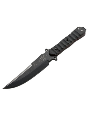 Cuchillo TOPS Cero Oscuro 30 cm Acero Carbono Full Tang