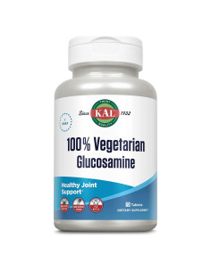 Suplemento KAL Glucosamina 1000 mg Vegano 60 Tabletas