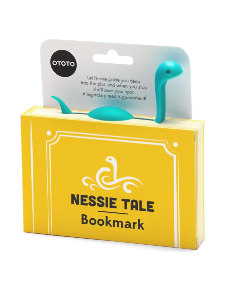 Marcador de Página OTOTO Nessie Tale Turquesa - Regalo Único Marcador de Página OTOTO Nessie Tale Turquesa - Regalo Único