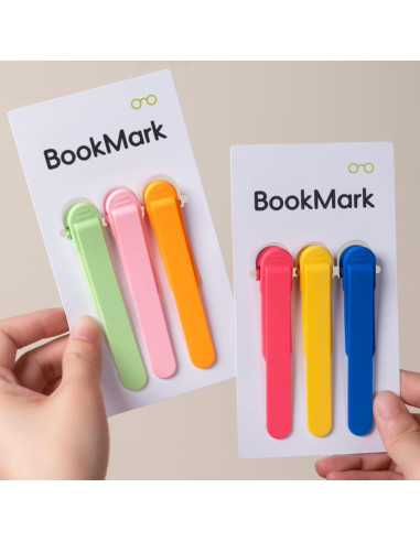 3 Marcadores Automáticos de Silicona MOTEERLLU - Accesorios de Lectura