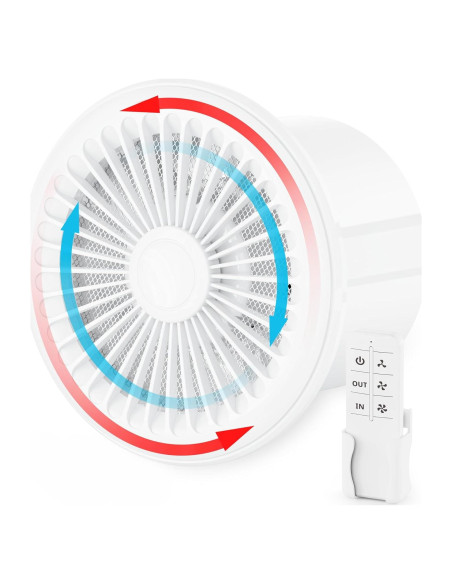 Ventilador de Baño HG Power 8" Reversible 3 Velocidades 2300RPM Ventilador de Baño HG Power 8" Reversible 3 Velocidades 2300RPM