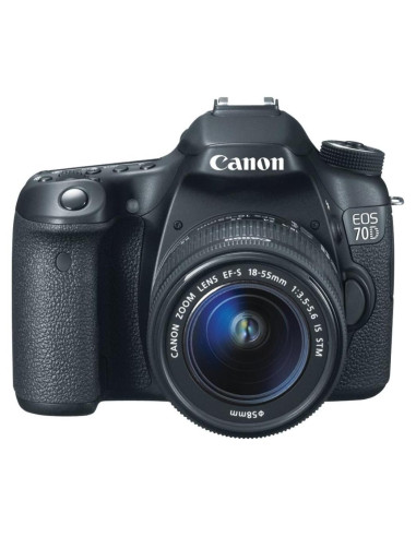 Cámara Digital SLR Canon EOS 70D 20.2MP Solo Cuerpo