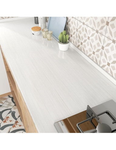 Papel Contacto Autoadhesivo Madera Blanca WESTICK 0.8m