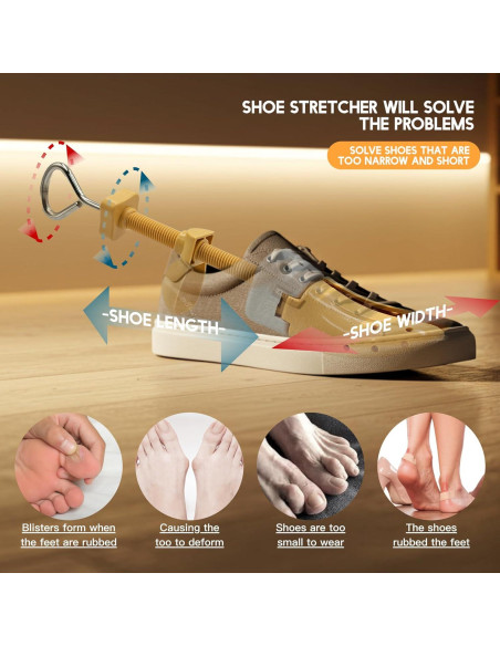 Estirador de Zapatos JJDPARTS 4 Vías Ajustable Unisex Estirador de Zapatos JJDPARTS 4 Vías Ajustable Unisex