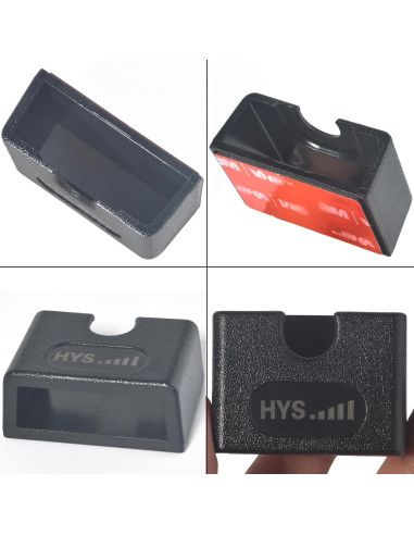 Soporte de Radio HYS PU Adhesivo para Auto y Cintura 4pcs