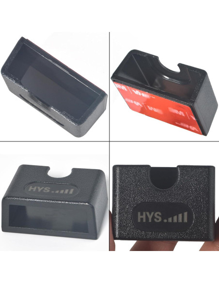 Soporte de Radio HYS PU Adhesivo para Auto y Cintura 4pcs Soporte de Radio HYS PU Adhesivo para Auto y Cintura 4pcs