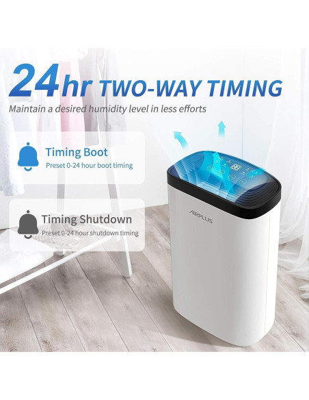 Deshumidificador AIRPLUS 30 Pints para 1397 m - Blanco