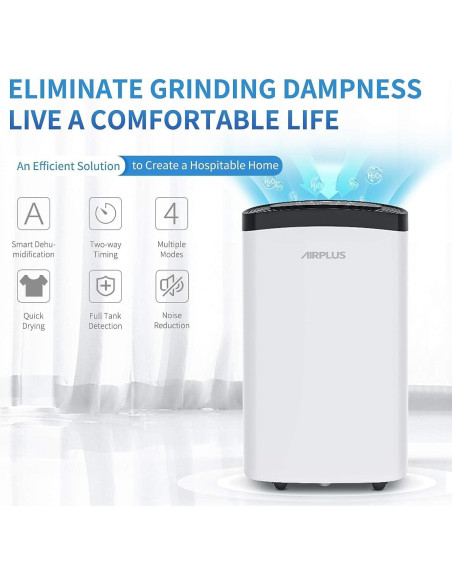 Deshumidificador AIRPLUS 30 Pints para 1397 m - Blanco
