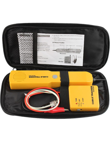 Localizador de Cables TopHomer con RJ11 y Bolsa de Herramientas