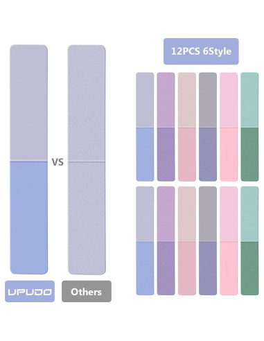 Marcadores Magnéticos UpUDo - Paquete de 12, Doble Cara, Estilo A