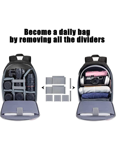 Mochila para Cámara CADeN D6 Profesional Impermeable 28x14.9x38cm Mochila para Cámara CADeN D6 Profesional Impermeable 28x14.9x38cm