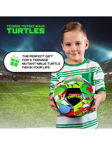 Balón de Fútbol Capelli Sport TMNT Tamaño 5 para Niños Balón de Fútbol Capelli Sport TMNT Tamaño 5 para Niños